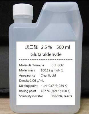 2.5% glutaraldehyde solution
