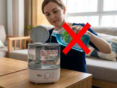 Never Add Disinfectants to Humidifiers