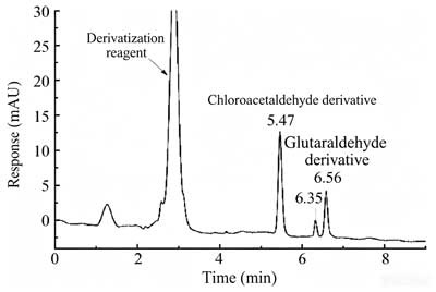 Determination of Chloroacetaldehyde in Glutaraldehyde Disinfectants by Liquid Chromatography